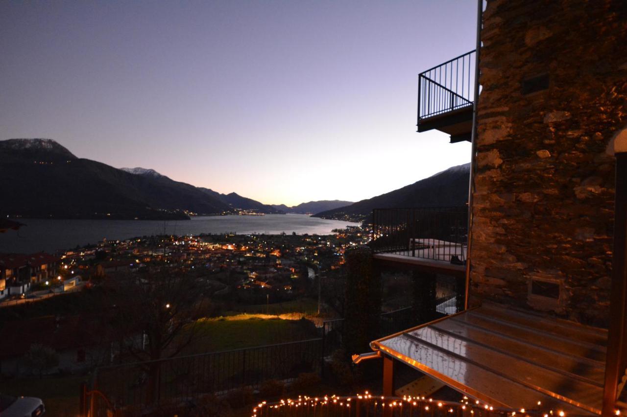 Casa Di Campagna Rosina Con Piscina E Vista Lago Gravedona Exterior foto